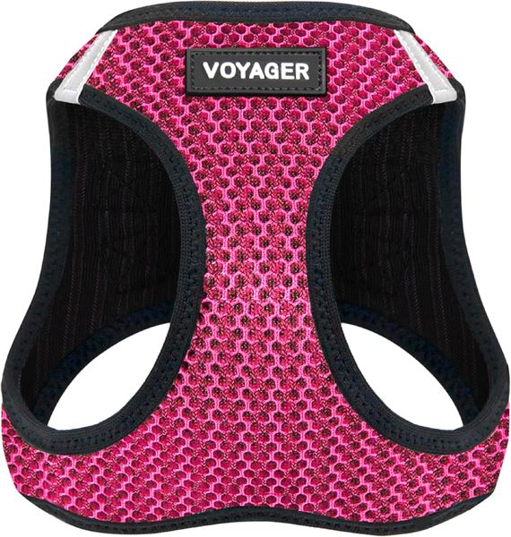 Voyager Step-in Air Dog Vest Harness - Fuchsia 2-Tone, Medium